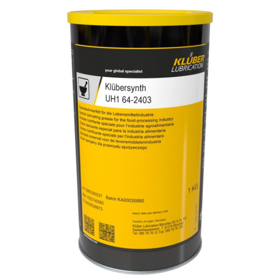 Klübersynth UH1 64-2403 - Mỡ an toàn thực phẩm, dược phẩm dùng cho sản xuất bia