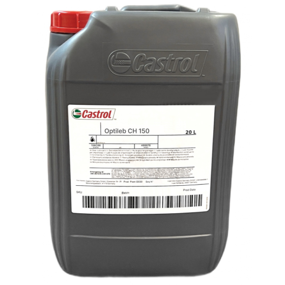 Castrol Optileb™ CH 150 - Dầu bôi xích tổng hợp gốc PAO (ISO VG 150) đạt NSF H1, Kosher và Halal.