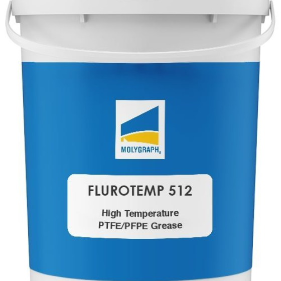 MOLYGRAPH FLUROTEMP 512 - Mỡ chịu nhiệt độ cao lên đến 250°C,chất làm đặc PTFE,  dùng cho ngành nhựa, cao su, in