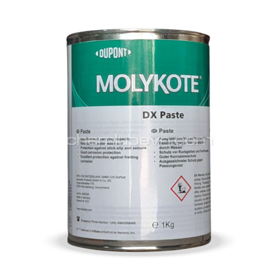 Molykote DX Paste - Mỡ bôi trơn rắn lắp ráp tốc độ chậm, tải trọng cao,  dùng cho nhựa và dệt may