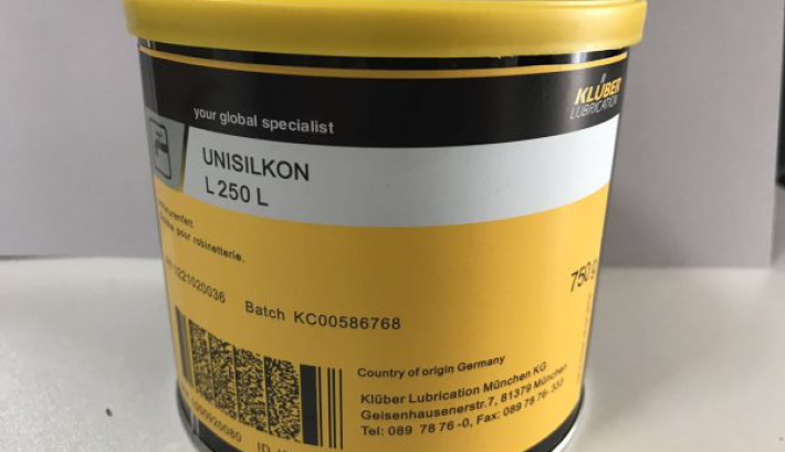 UNISILKON L 250 L - Mỡ an toàn thực phẩm, dược phẩm, mỹ phẩm dùng bôi trơn van vòi