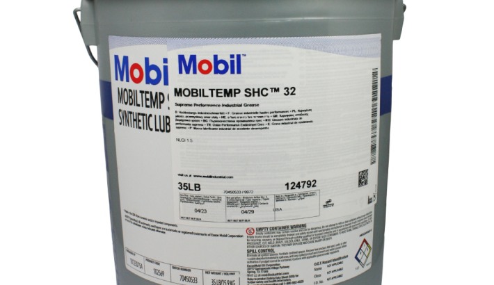 Mobil Mobiltemp SHC 32 - Mỡ bôi trơn ổ trục gốc PAO (ISO VG 32) chịu nhiệt -50º C đến 180º C 