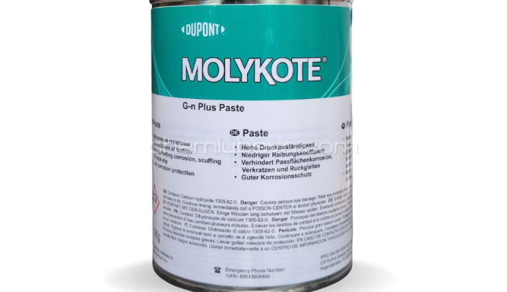 Molykote G-N Plus Solid Lubricant Paste - Mỡ bôi trơn rắn để lắp ráp và chạy thử các bộ phận kim loại.