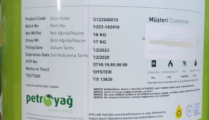 DẦU TRẮNG (White Oil) / DẦU PARAFFIN PETROYAG OYSTER 259 