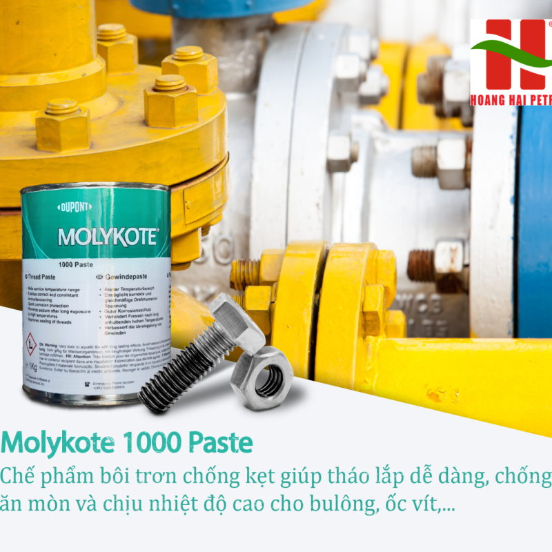 Molykote 1000 - Mỡ chịu nhiệt  650C chống kẹt