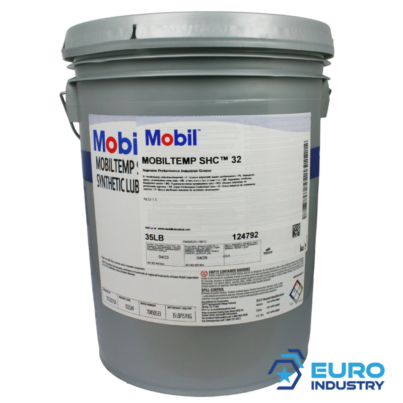 Mobil Mobiltemp SHC 32 - Mỡ bôi trơn ổ trục gốc PAO (ISO VG 32) chịu nhiệt -50º C đến 180º C 