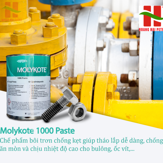 Molykote 1000 - Mỡ chịu nhiệt  650C chống kẹt