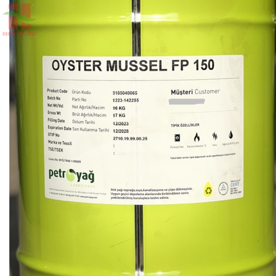 Petroyag Oyster Mussel FP 150 - Dầu bánh răng thực phẩm 