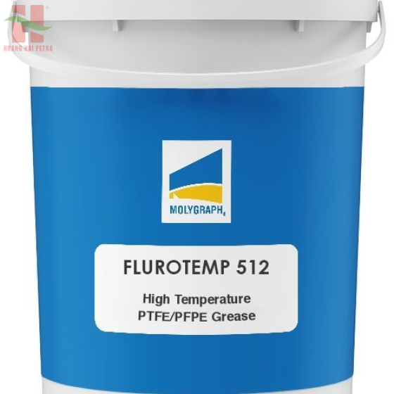 MOLYGRAPH FLUROTEMP 512 - Mỡ chịu nhiệt độ cao lên đến 250°C,chất làm đặc PTFE,  dùng cho ngành nhựa, cao su, in