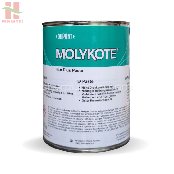 Molykote G-N Plus Solid Lubricant Paste - Mỡ bôi trơn rắn để lắp ráp và chạy thử các bộ phận kim loại.