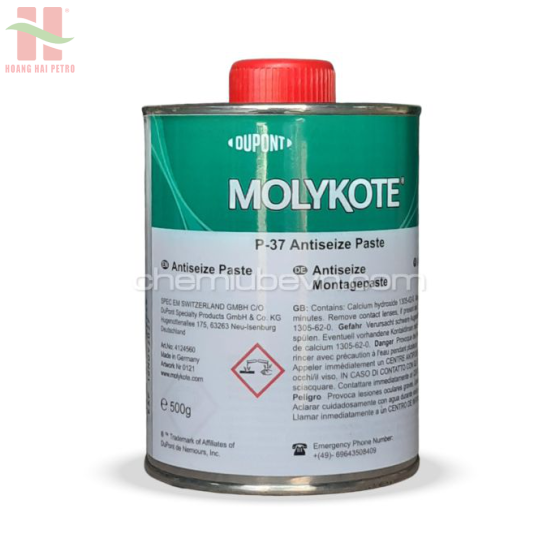 Molykote P-37 Paste - Mỡ mối nối bu lông của tuabin khí và hơi nước trong các nhà máy điện. 