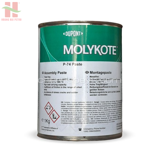 Molykote P-74 Assembly Paste - Mỡ bôi trơn chịu tải cao, chống kẹt