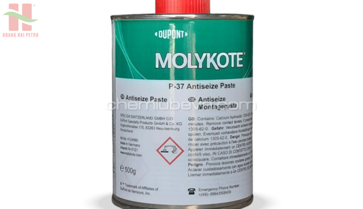 Molykote P-37 Paste - Mỡ mối nối bu lông của tuabin khí và hơi nước trong các nhà máy điện. 