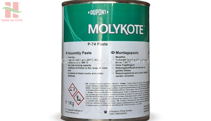 Molykote P-74 Assembly Paste - Mỡ bôi trơn chịu tải cao, chống kẹt